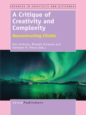 cover image of A Critique of Creativity and Complexity